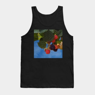 Bramble Branch Black and Red Blackberries Tank Top